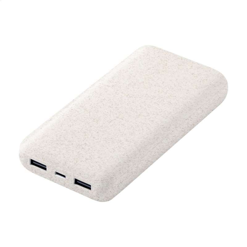 Weizenstroh Powerbank 20.000 mAh - Powerbank / externe Batterie zu Großhandelspreisen