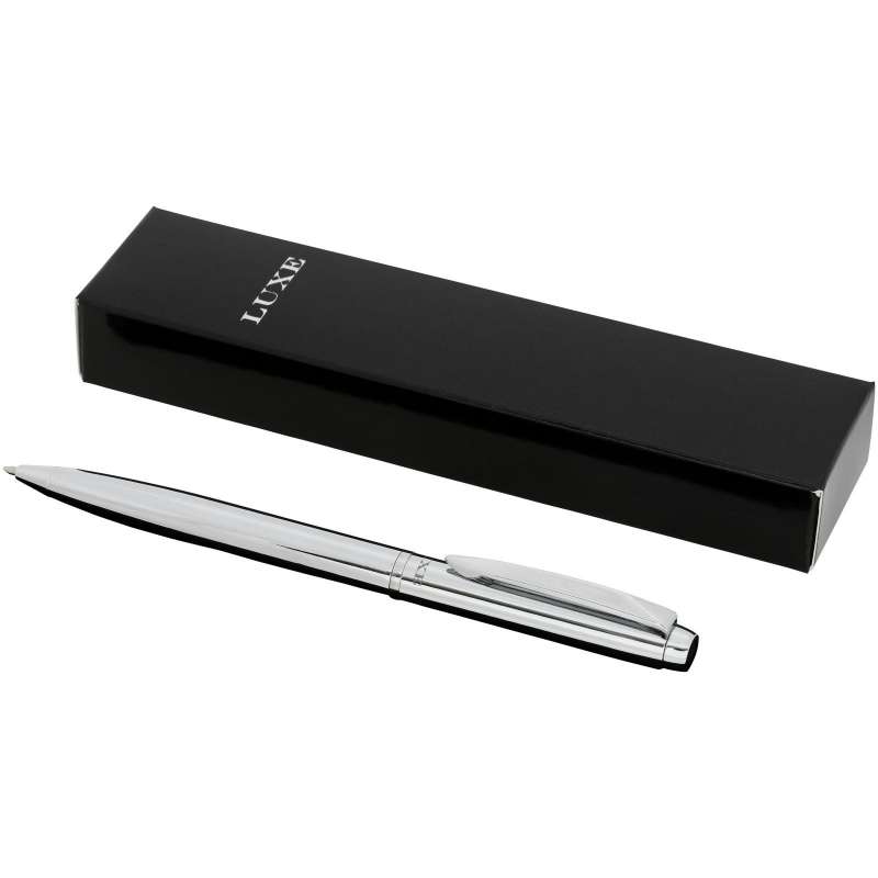 Caneta Biqueiro Luxo Cromada 13,6 cm - Caneta esferográfica a preço grossista