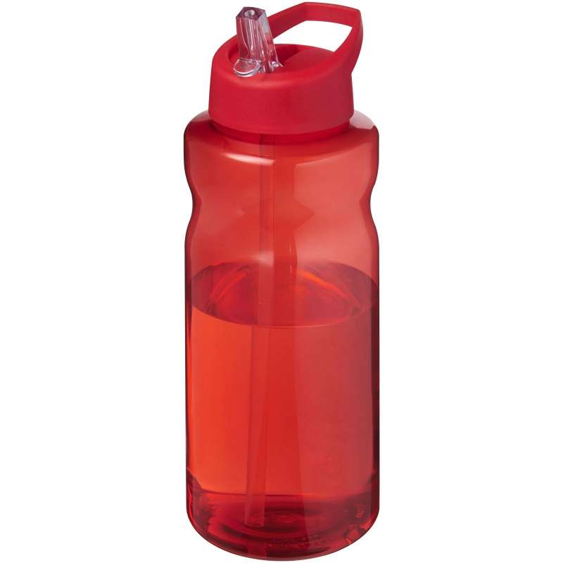 Bouteille de sport H2O Active® Eco Big Base de 1 litre avec couvercle à bec verseur - Bouteille à prix de gros
