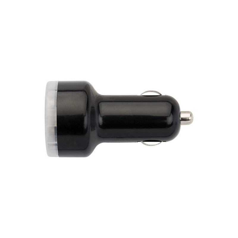 Tomada isqueiro dupla USB plástico 5V 660mAh - Toma de isqueiro a preço grossista