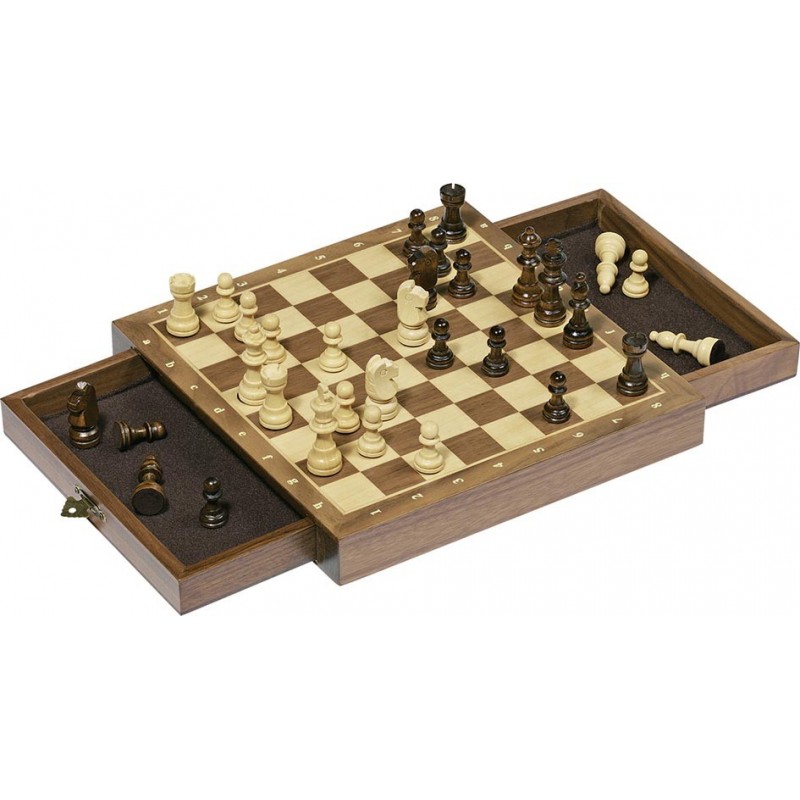 Jeu d'échecs magnétique avec tiroir à prix de gros - jeu d'échecs à prix grossiste