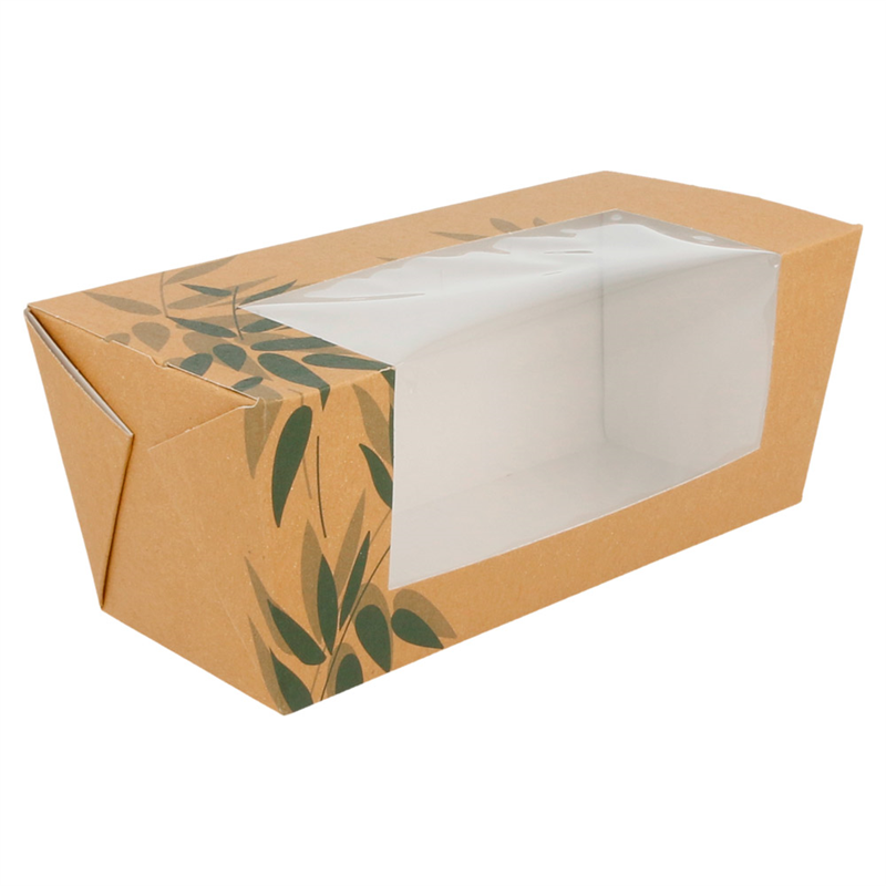 Lot de 50 Boîtes Sandwich Avec Fenêtre - Popular 300 G/M2 - boîte en carton à prix de gros