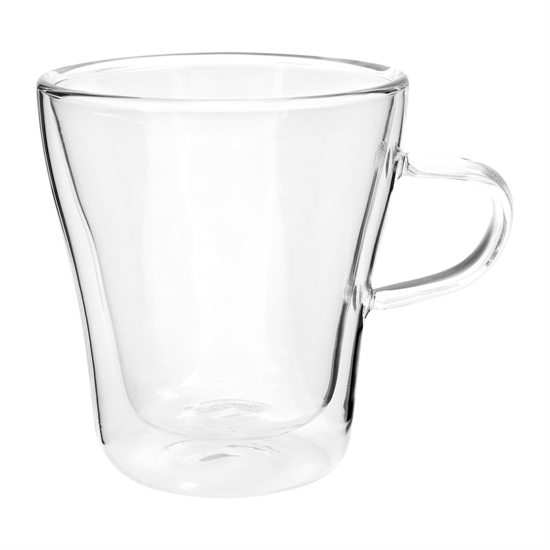 Lot de 12 Tasses Double Paroi à prix de gros - mug en verre à prix grossiste