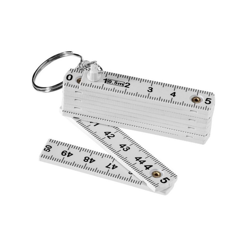 Mètre pliable 0,5 m avec porte-clés Harvey - Bullet à prix de gros - porte-clés mètre à prix grossiste