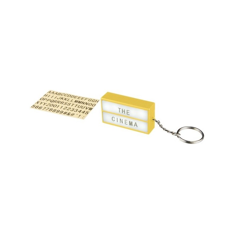 Porte-clés avec LED Cinema - Bullet à prix de gros - Porte-clés lumineux à prix grossiste