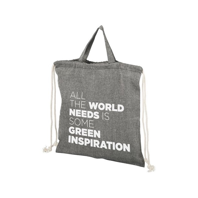 Sac ficelle en coton recyclé Be Inspired 150 g/m² - House of Inspiration - sac à dos en coton à prix grossiste