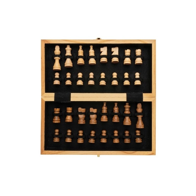 Jeu d'échecs pliable en bois à prix de gros - Jeu en bois à prix grossiste