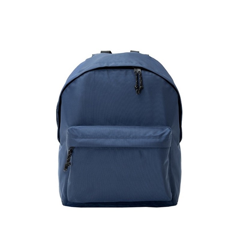 Basic backpack with zip and flap MARABU - School backpack at wholesale prices