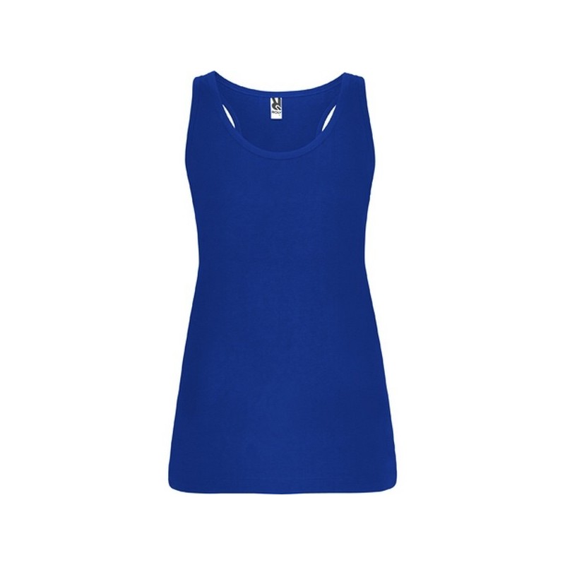 Close-fitting tank top with piping and neckline, wide strap BRENDA - Tank top at wholesale prices