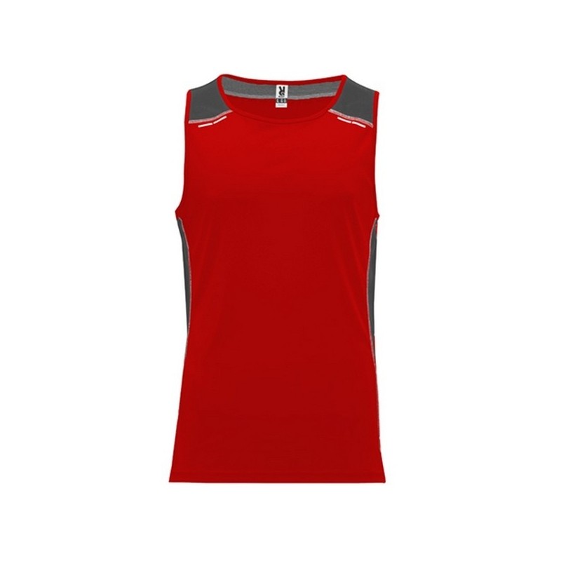 Technical tank top with reflective details MISANO - Tank top at wholesale prices