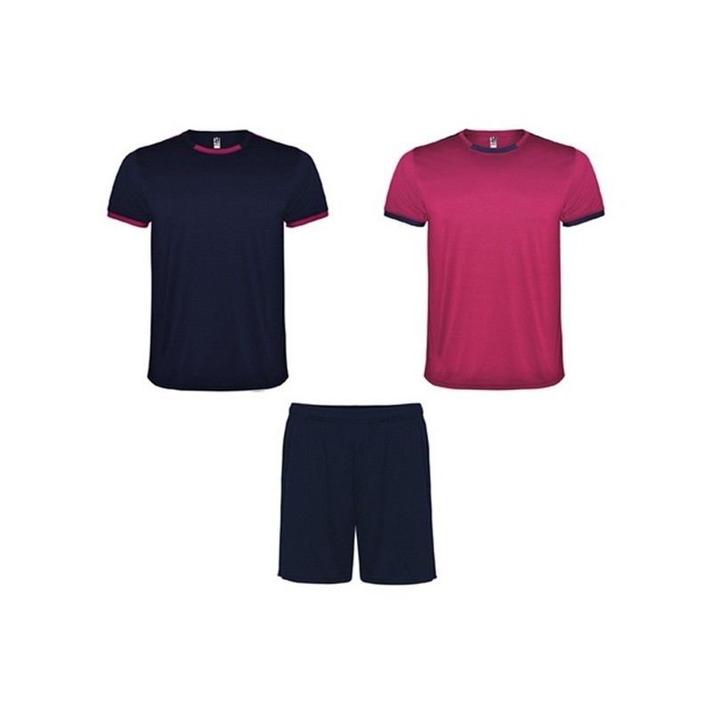 Kit de sport unisex composé de 2 t-shirts 1 short RACING - Uniforme scolaire à prix grossiste