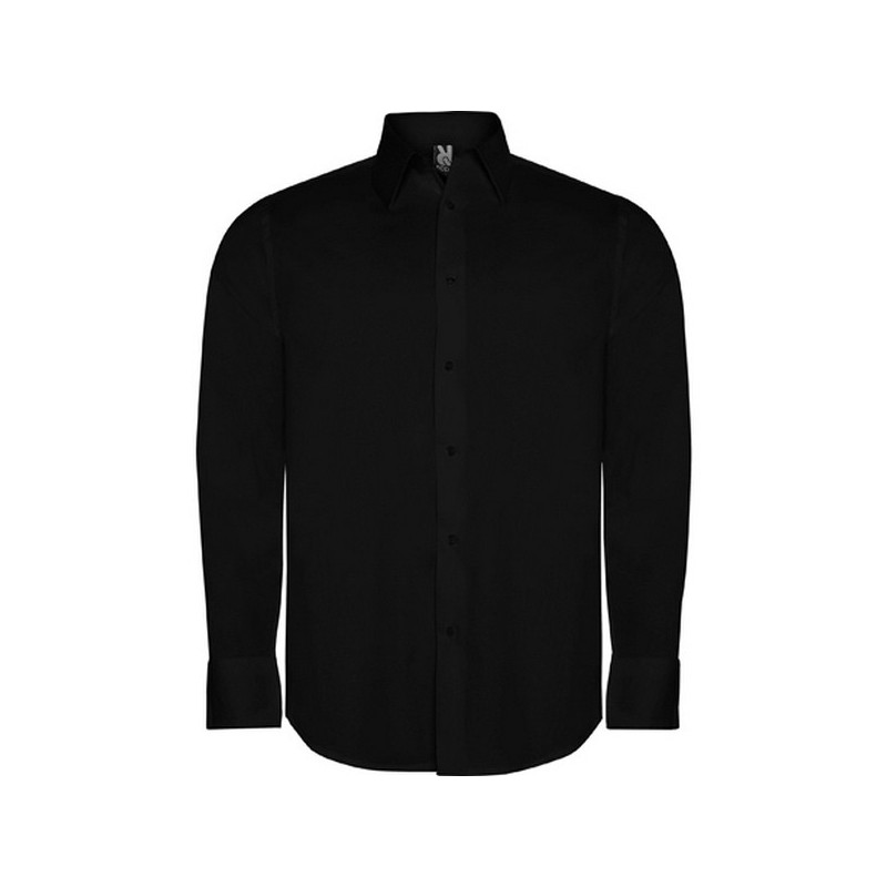 Stretch fabric shirt, long sleeves and collar with MOSCU reinforced fabric - Men's shirt at wholesale prices