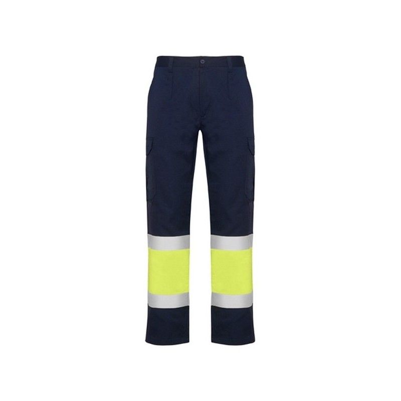 Pantalon multipoches d´été, haute visibilité NAOS - pantalon de travail à prix grossiste