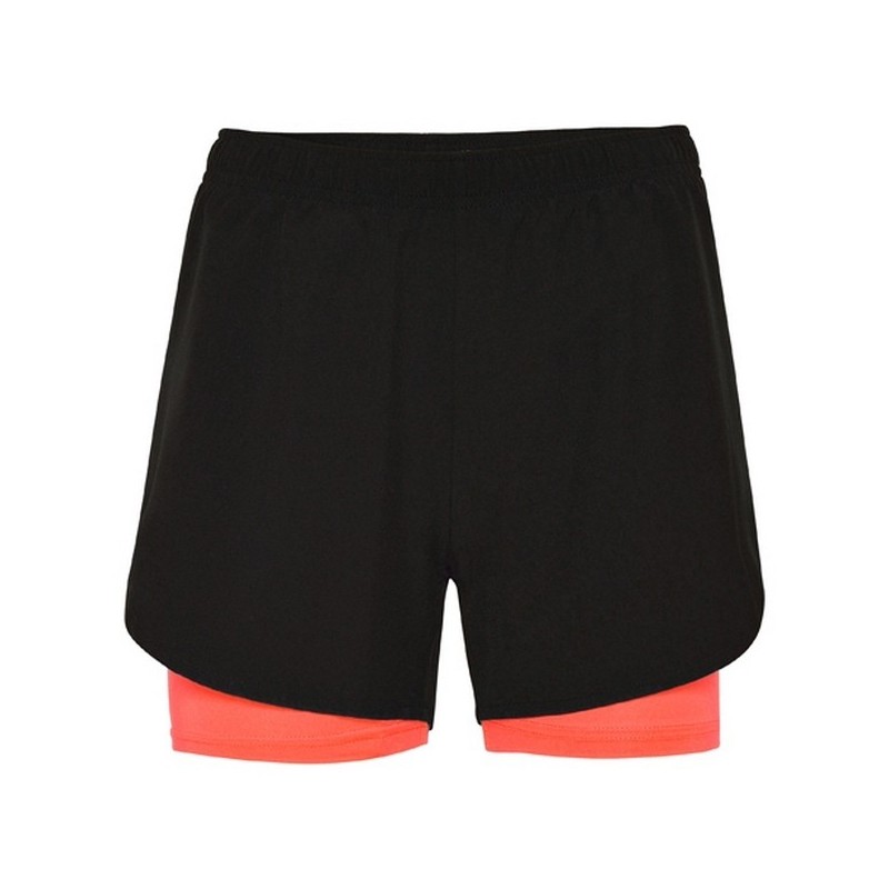 Women's sport shorts with contrasting inner mesh LANUS - Short at wholesale prices