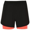 Women's sport shorts with contrasting inner mesh LANUS - Short at wholesale prices