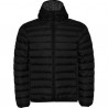 Men's quilted jacket with feather-feather padding, adjustable fixed hood NORWAY - Jacket at wholesale prices