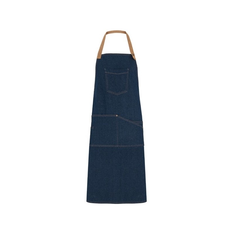 BATALI - Long apron in denim fabric - jean at wholesale prices
