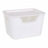 Bella White storage box with lid (18 x 14 x 11 cm) - Article for the home at wholesale prices