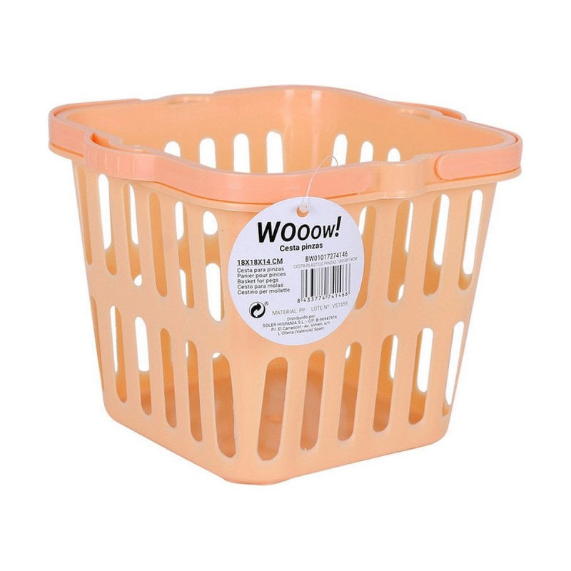 Wooow clothespin basket (18 x 18 x 14 cm) - Article for the home at wholesale prices