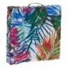 Cushion DKD Home Decor 8424001666423 Ocean Polyester Aluminium Multicolor Tropical Plant leaf (43 x 43 x 7 cm) - Article for the home at wholesale prices