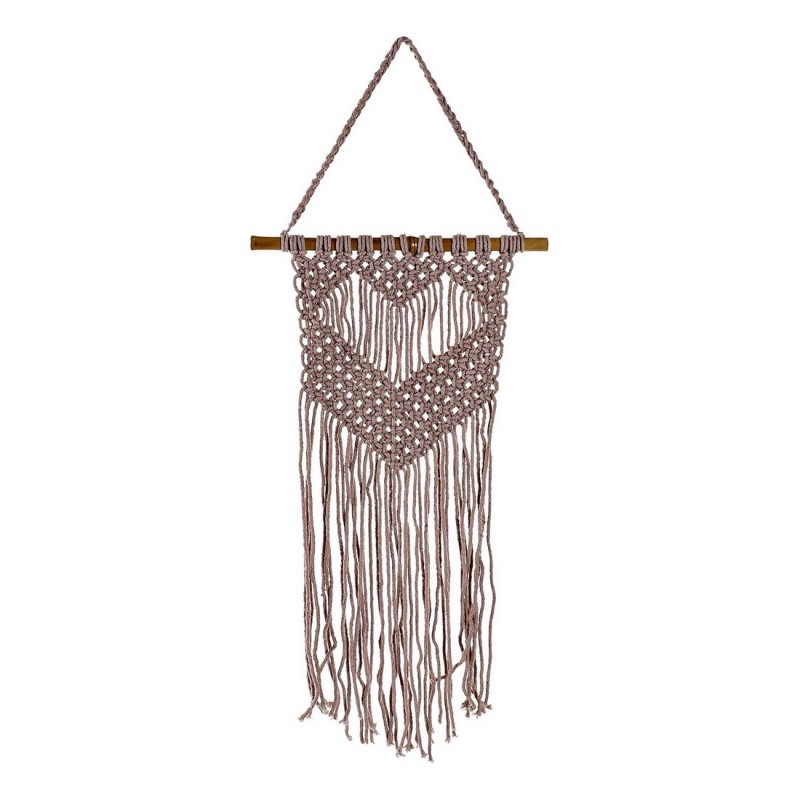 Hanging decoration DKD Home Decor Bamboo Cotton (30 x 1 x 73 cm) - Article for the home at wholesale prices
