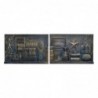 Décoration murale DKD Home Decor Traditionnel (2 pcs) - Article pour la maison à prix grossiste