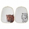Wall mirror DKD Home Decor Metal (2 pcs.) - Article for the home at wholesale prices