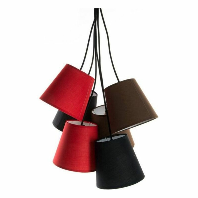 Hanging lamp DKD Home Decor Tissu Fer (40 x 100 cm) - Article for the home at wholesale prices