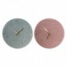 Horloge Murale DKD Home Decor Polyester (2 pcs) (40 x 5 x 40 cm) - Article pour la maison à prix grossiste Horloge Murale DKD Home Decor Polyester (2 pcs) (40 x 5 x 40 cm) - Article pour la maison à prix grossiste