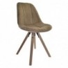Dining Chair DKD Home Decor Polyester Cotton Wood (47 x 55 x 85 cm) - Article for the home at wholesale prices