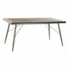 Dining Table DKD Home Decor Métal Sapin (161 x 90 x 75 cm) - Article for the home at wholesale prices
