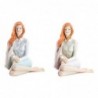 Figurine Décorative DKD Home Decor Femme Résine (2 pcs) (15 x 18 x 19 cm) (2 pcs) - Article pour la maison à prix grossiste