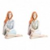 Figurine Décorative DKD Home Decor Femme Résine (2 pcs) (15 x 18 x 19 cm) (2 pcs) - Article pour la maison à prix grossiste