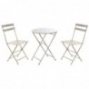 Set Table + 2 Chairs DKD Home Decor Metal (47 x 41 x 80 cm) (60 x 60 x 70 cm) - Article for the home at wholesale prices