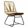 Garden chair DKD Home Decor Métal Rotin (58 x 65 x 89 cm) - Article for the home at wholesale prices