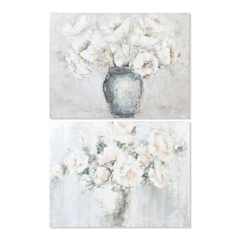 Cadre DKD Home Decor Vase Vase (2 pcs) (120 x 3.8 x 90 cm) - Article pour la maison à prix grossiste