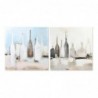 Frame DKD Home Decor Botles (2 pcs) (100 x 4 x 100 cm) - Article for the home at wholesale prices