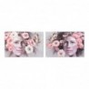 Frame DKD Home Decor Girl Toile (2 pcs) (120 x 3 x 80 cm) - Article for the home at wholesale prices