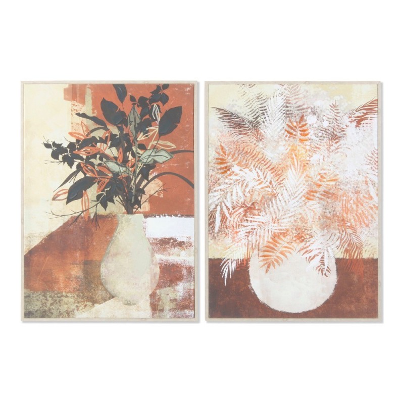 Cadre DKD Home Decor Toile (2 pcs) (52 x 2.7 x 72 cm) à prix grossiste - Article pour la maison à prix de gros