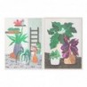 Cadre DKD Home Decor Toile (2 pcs) (52 x 2.7 x 72 cm) - Article pour la maison à prix grossiste