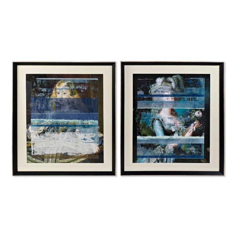 Frame DKD Home Decor Canvas (2 pcs) (86.6 x 4 x 100 cm) - Article for the home at wholesale prices