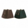 Panier DKD Home Decor Coton Fibre Boho (2 pcs) - Article pour la maison à prix de gros