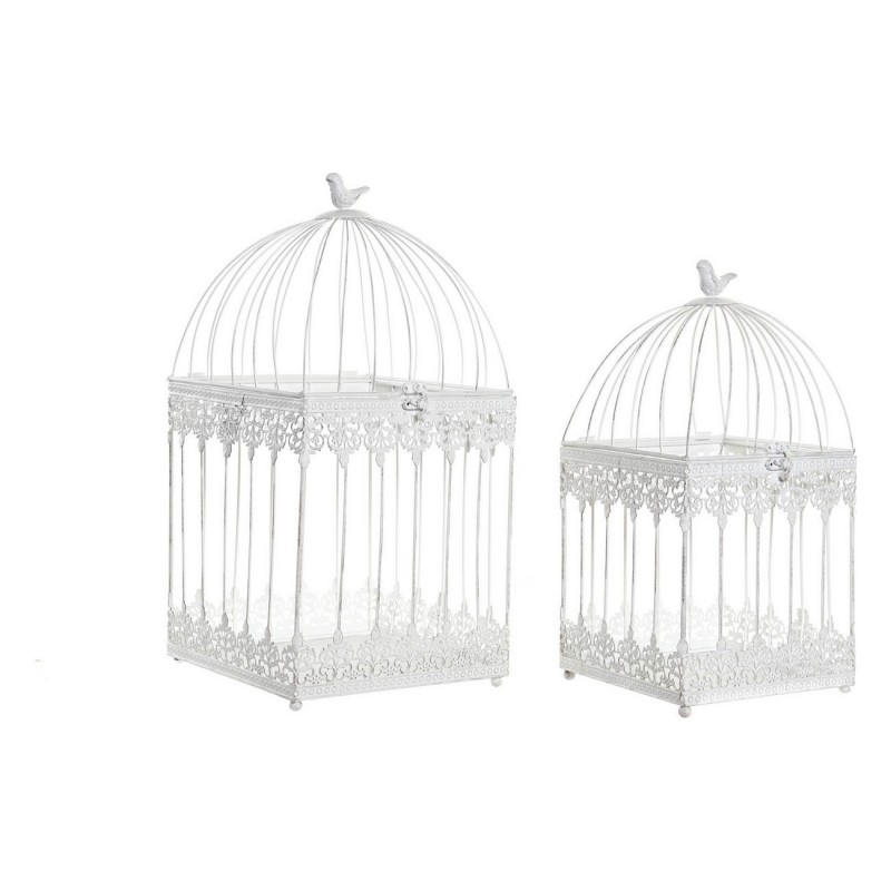 DKD Home Decor metal cage (2 pcs.) - Article for the home at wholesale prices