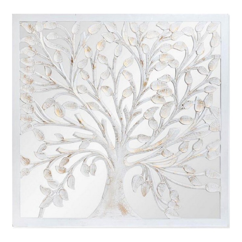 Figurine Décorative DKD Home Decor Arbre Verre Bois MDF (120 x 3.5 x 120 cm) à prix de gros - Article pour la maison à prix grossiste