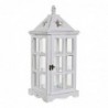Lantern DKD Home Decor White Glass Pine (21 x 21 x 51 cm) - Article for the home at wholesale prices