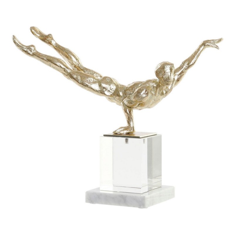 Figurine Décorative DKD Home Decor Résine Verre Marbre (30 x 10 x 27 cm) - Article pour la maison à prix de gros