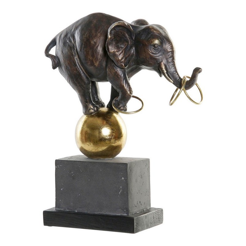 Figurine Décorative DKD Home Decor Métal Résine Eléphant (31 x 13 x 41 cm) à prix grossiste - Article pour la maison à prix de gros