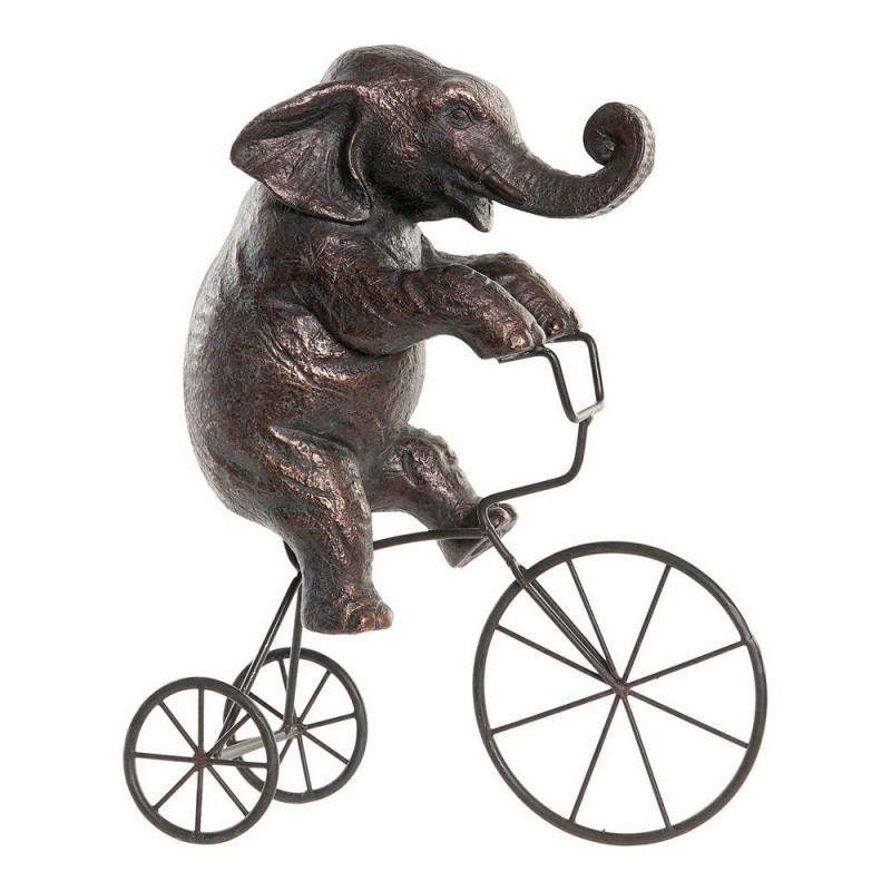 Figurine Décorative DKD Home Decor Métal Résine Eléphant (30 x 12 x 37 cm) à prix grossiste - Article pour la maison à prix de gros