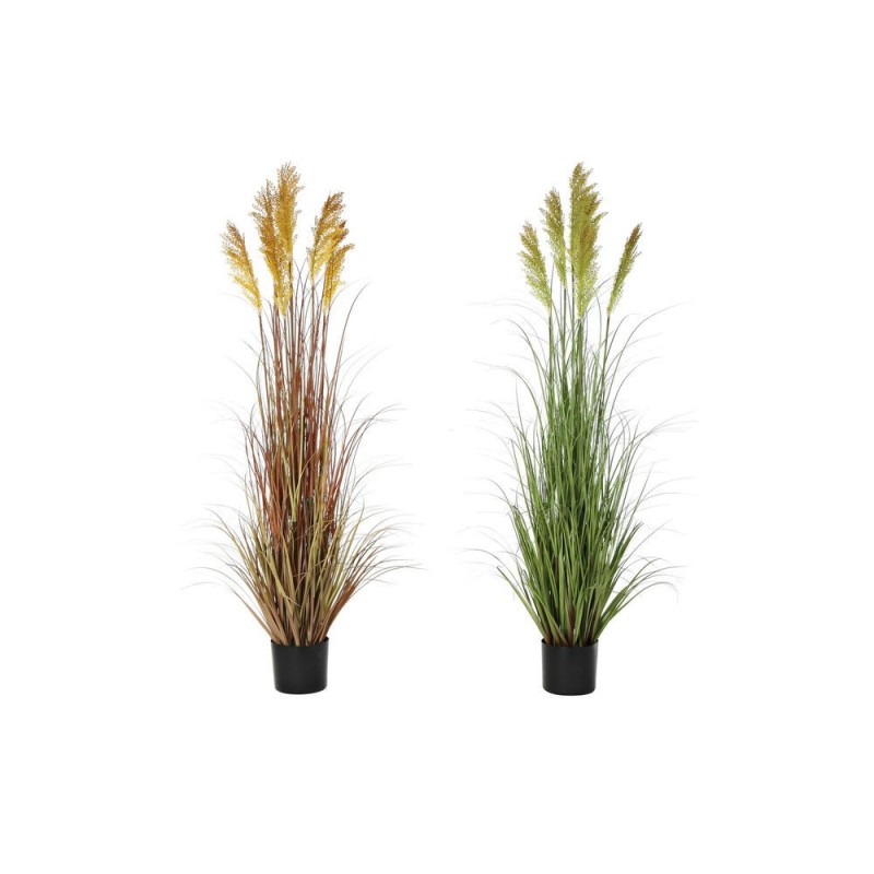 Decorative plant DKD Home Decor Orange Green Yellow PVC (20 x 20 x 152 cm) (2 pcs) - Article for the home at wholesale prices