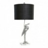 Lampe de bureau DKD Home Decor Noir Argent Polyester Acrylique Résine 220 V 60 W (33 x 33 x 74 cm) - Article pour la maison à prix de gros